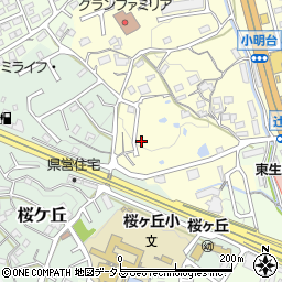 奈良県生駒市小明町1873-1周辺の地図