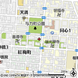 ＳａｎＥｉ　大阪支店周辺の地図