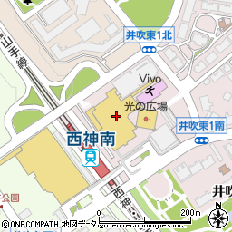 ピザハット　セリオ・コープ西神南店周辺の地図