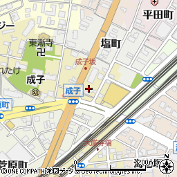 静岡県浜松市中央区成子町75周辺の地図