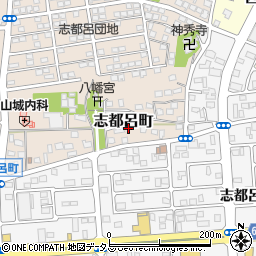 静岡県浜松市中央区志都呂町140周辺の地図