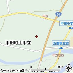 広島県安芸高田市甲田町上甲立679周辺の地図