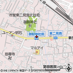 松田内科クリニック周辺の地図