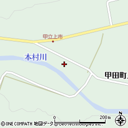 広島県安芸高田市甲田町上甲立792周辺の地図