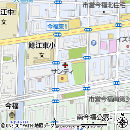 セブンイレブン大阪今福東１丁目店周辺の地図