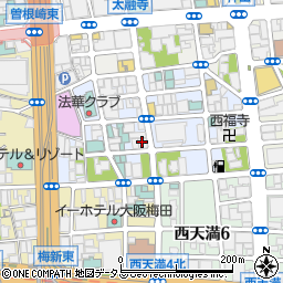 梅田駅前ゴルフスクール周辺の地図