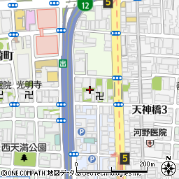 大阪府大阪市北区末広町1周辺の地図