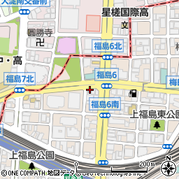 トヨタレンタリース大阪新梅田シティ店周辺の地図