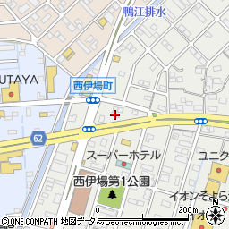 ドミノ・ピザ　浜松西伊場店周辺の地図