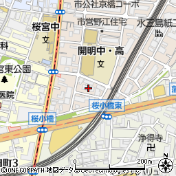 パレ京橋２番館周辺の地図