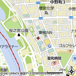 リッツ桜宮パークフロント周辺の地図