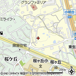奈良県生駒市小明町1873周辺の地図