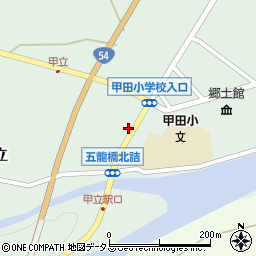 広島県安芸高田市甲田町上甲立476周辺の地図