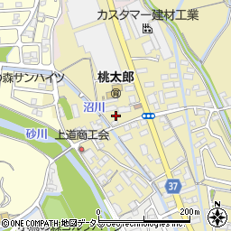 岡山県岡山市東区楢原427周辺の地図