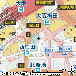 梅田内科ファミリークリニック周辺の地図