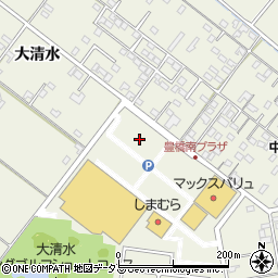 愛知県豊橋市大清水町周辺の地図