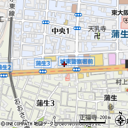 京都銀行城東支店周辺の地図