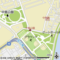 中島公園周辺の地図