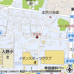 矢田坂周辺の地図