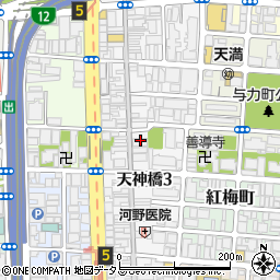 屋台居酒屋 大阪 満マル 天神橋3丁目店周辺の地図