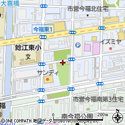 今福阪奈ゴルフガーデン周辺の地図