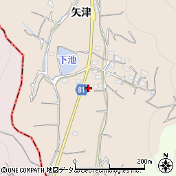 岡山県岡山市東区矢津1599周辺の地図
