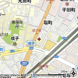 静岡県浜松市中央区成子町73周辺の地図