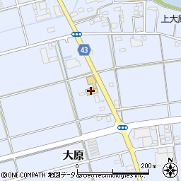 トヨタユナイテッド静岡　磐田大原店周辺の地図