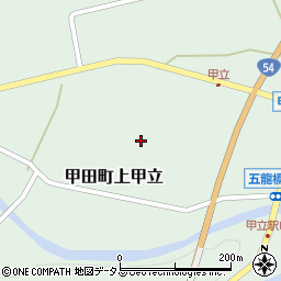 広島県安芸高田市甲田町上甲立670周辺の地図