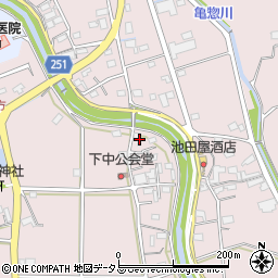 静岡県掛川市下土方1337周辺の地図
