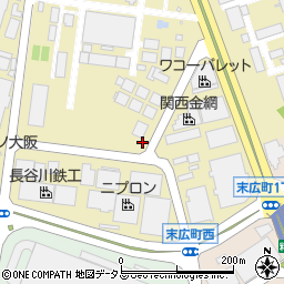 兵庫県尼崎市西周辺の地図