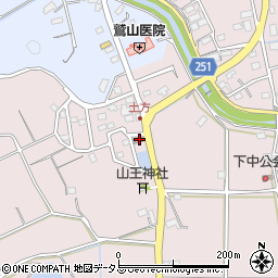 静岡県掛川市下土方1426周辺の地図