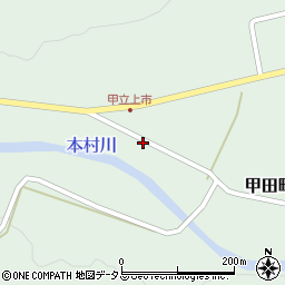 広島県安芸高田市甲田町上甲立804周辺の地図
