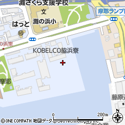 兵庫県神戸市灘区日出町周辺の地図