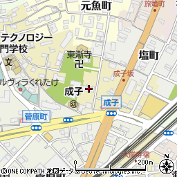 静岡県浜松市中央区成子町8周辺の地図