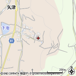 岡山県岡山市東区矢津1637周辺の地図