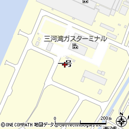 愛知県田原市緑が浜（一号）周辺の地図