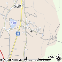 岡山県岡山市東区矢津1617周辺の地図