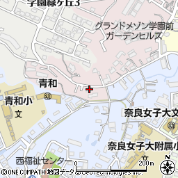 奈良県奈良市学園新田町2930周辺の地図