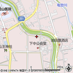 静岡県掛川市下土方1336周辺の地図