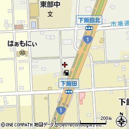 静岡県浜松市中央区飯田町1063周辺の地図