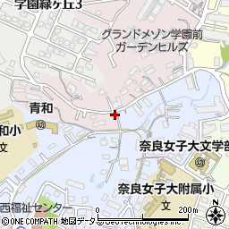奈良県奈良市学園新田町2954-2周辺の地図