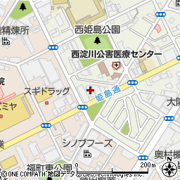 三八商店周辺の地図