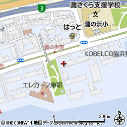兵庫県神戸市灘区摩耶海岸通周辺の地図