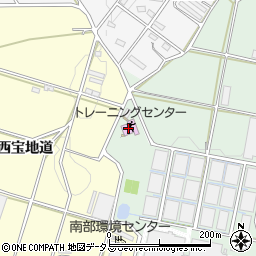 豊橋市役所　トレーニングセンター周辺の地図