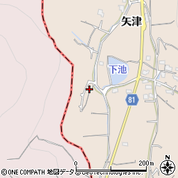 岡山県岡山市東区矢津1542周辺の地図