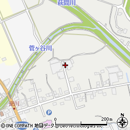 静岡県牧之原市大江1406-4周辺の地図