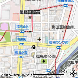 関西電力福島変電所周辺の地図