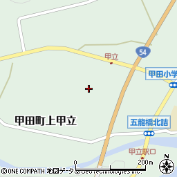 広島県安芸高田市甲田町上甲立659周辺の地図