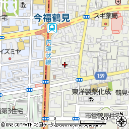 今福鶴見駅前－２周辺の地図
